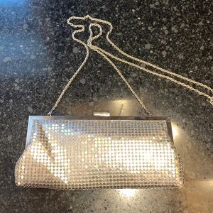 Silver shimmery purse